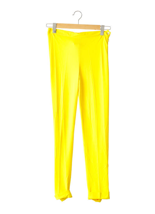 Pantalon droit jaune DIDIER PARAKIAN pour femme
