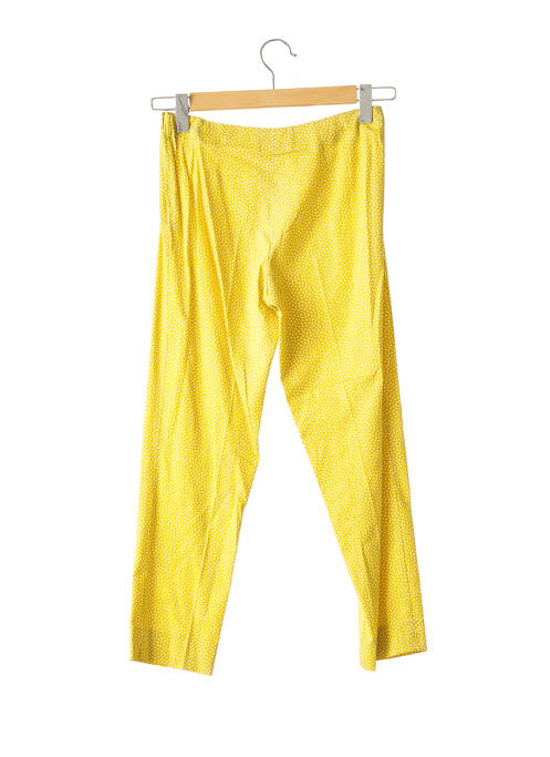 Pantalon droit jaune ROSSO 35 pour femme
