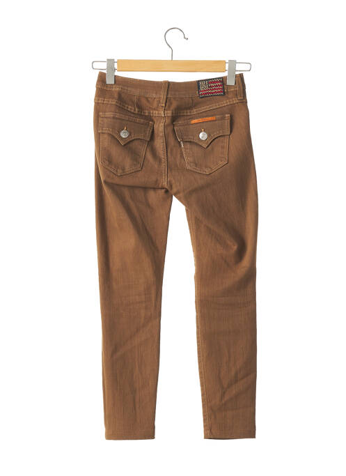 Pantalon slim marron RELIGION pour femme