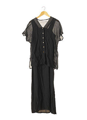 Ensemble robe type de veste chic noir ZAPA femme