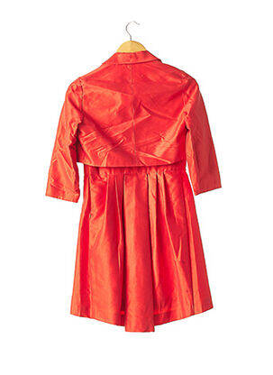 Ensemble robe doublure orange ALBI DE CORBIAC femme