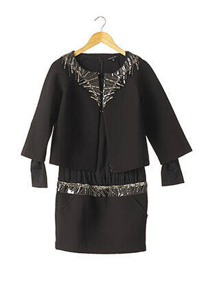 Ensemble robe manches 3/4 noir PATRIZIA PEPE FIRENZE femme