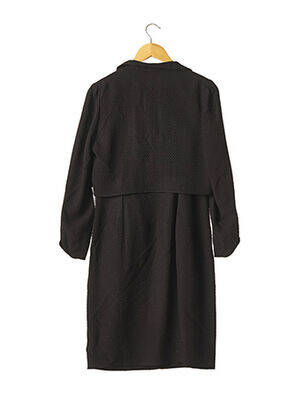 Ensemble robe broderie noir KASTINE femme