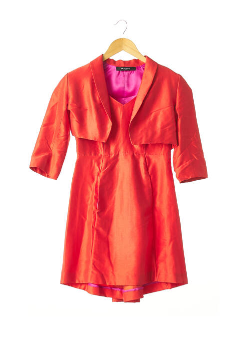Ensemble robe doublure orange ALBI DE CORBIAC femme