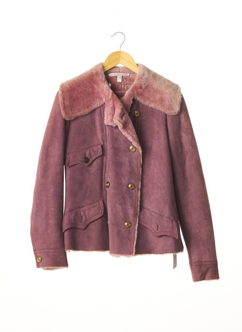 Manteau court rose UNGARO FUCHSIA pour femme