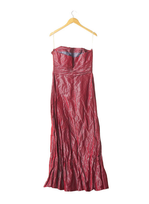 Robe longue rouge PAULE VASSEUR pour femme