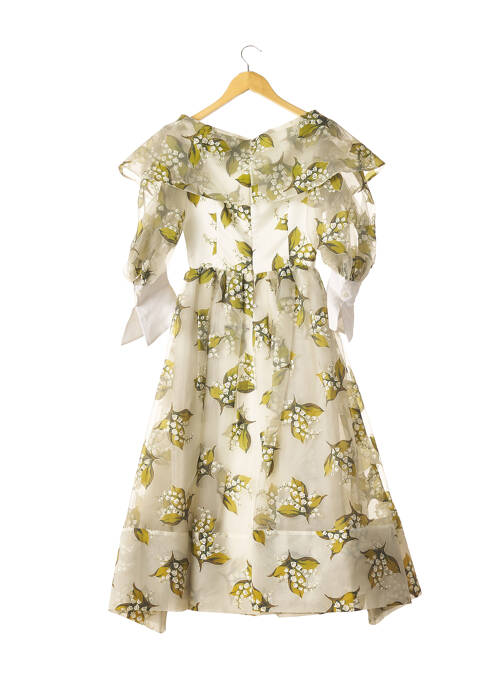 Robe mi-longue beige YUKI TORII pour femme