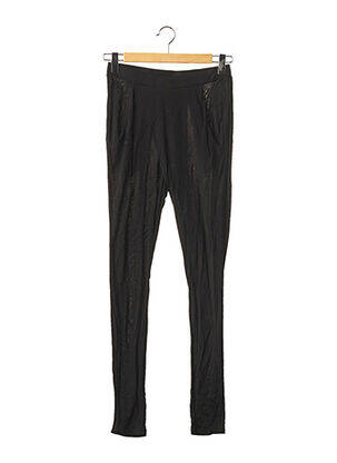Pantalon droit stretch noir BY MALENE BIRGER femme