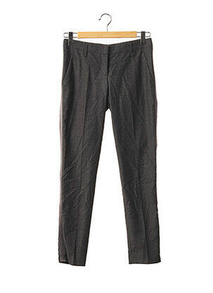 Pantalon droit stretch taille basse gris GUNEX femme