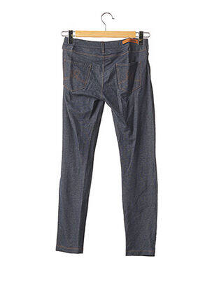 Pantalon 7/8 stretch taille basse bleu LOVE MOSCHINO femme