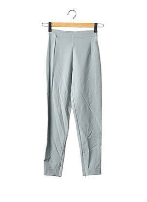 Pantalon 7/8 taille haute taille haute bleu STATE OF CLAUDE MONTANA femme