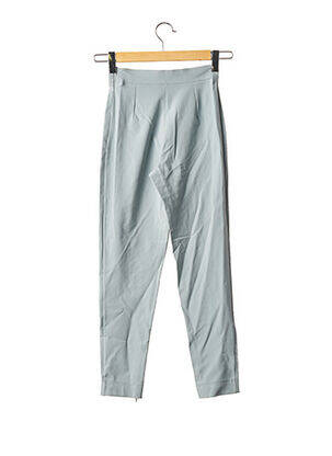 Pantalon 7/8 taille haute taille haute bleu STATE OF CLAUDE MONTANA femme