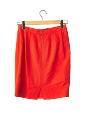 Jupe mi-longue orange KARL LAGERFELD pour femme seconde vue