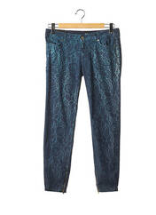 Pantalon 7/8 bleu DOLCE & GABBANA pour femme seconde vue