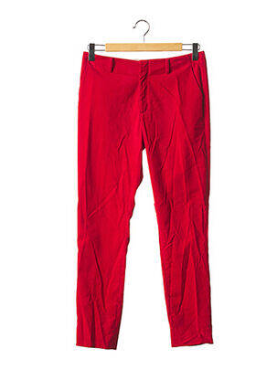 Pantalon droit rouge FORTE-FORTE pour femme