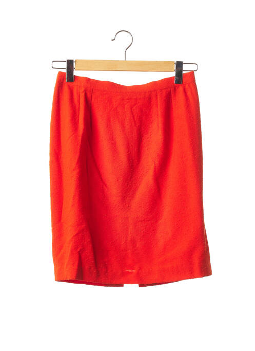 Jupe mi-longue orange KARL LAGERFELD pour femme