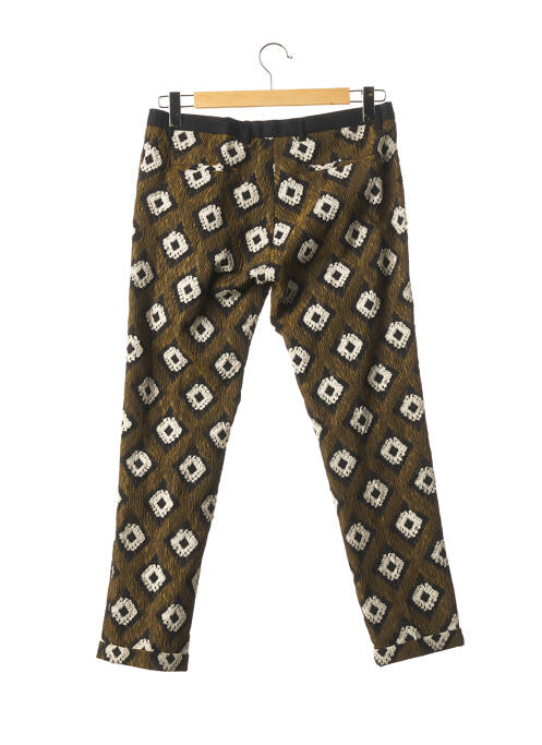 Pantalon droit marron MONOCROM pour femme