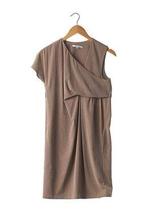 Tunique sans manche sans manche marron CARVEN femme