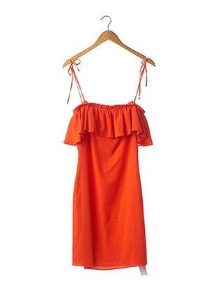 Robe mi-longue orange SONIA RYKIEL pour femme