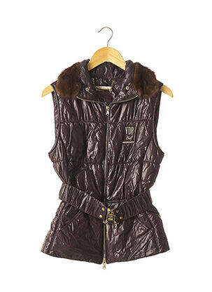 Doudoune poches sans capuche violet VDP CLUB femme