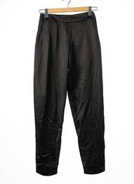 Pantalon droit taille à pinces taille haute noir NINA RICCI femme