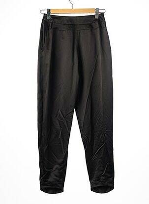 Pantalon droit taille à pinces taille haute noir NINA RICCI femme