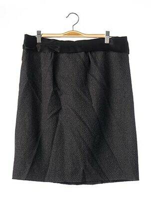 Jupe mi-longue coupe droite gris LANVIN femme