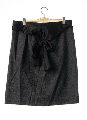Jupe mi-longue coupe droite gris LANVIN femme