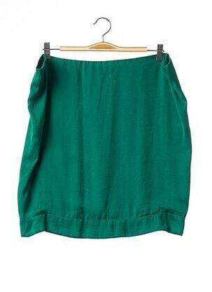Jupe courte taille élastique vert LANVIN femme