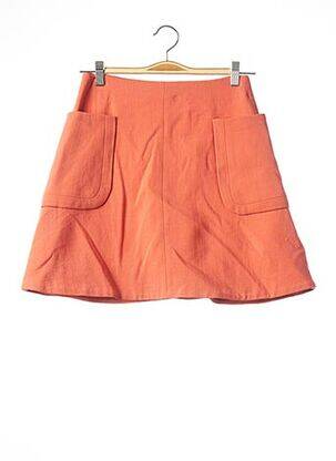Jupe courte poches orange CARVEN femme