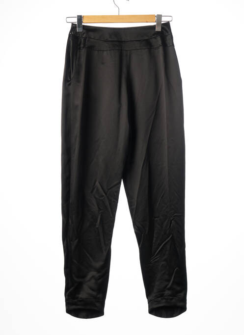 Pantalon droit taille à pinces taille haute noir NINA RICCI femme