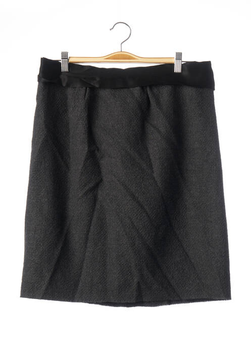 Jupe mi-longue coupe droite gris LANVIN femme