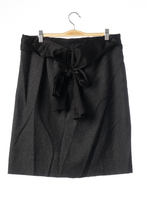 Jupe mi-longue coupe droite gris LANVIN femme