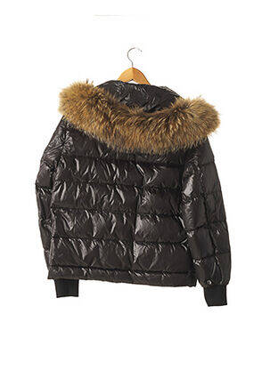 Doudoune poches a capuche noir INTUITION femme