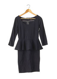 Robe mi-longue manches 3/4 manches 3/4 bleu ALICE+OLIVIA femme