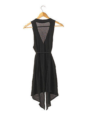 Gilet sans manche fermeture boutonnée sur le devant noir MIMSY femme