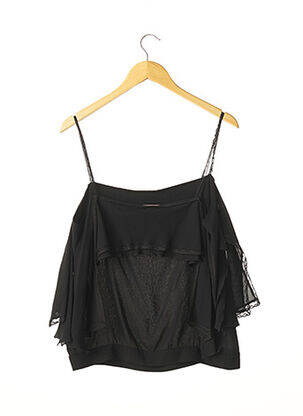 Top fines bretelles fines bretelles noir STELLA MCCARTNEY femme