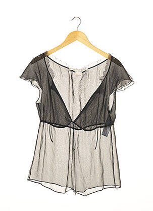Top manches courtes manches courtes noir STELLA MCCARTNEY femme