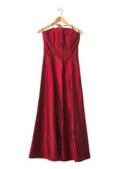 Robe longue rouge LUNA 24 pour femme seconde vue