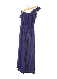 Combi-pantalon tissage crêpe bleu DSQUARED femme