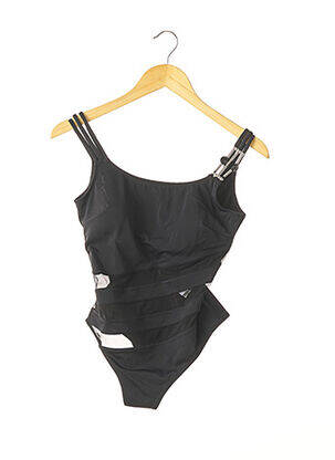 Maillot de bain 1 pièce stretch haut soutien-gorge moulé noir ZEKI femme