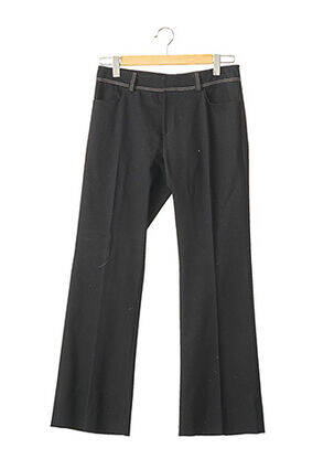 Pantalon flare taille normale taille normale noir FRANCESCO FERRI femme