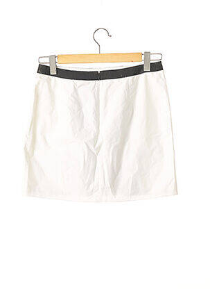 Mini-jupe doublure blanc PAULE KA femme