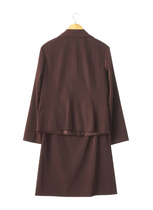Ensemble jupe coupe cintrée marron LAUREL femme