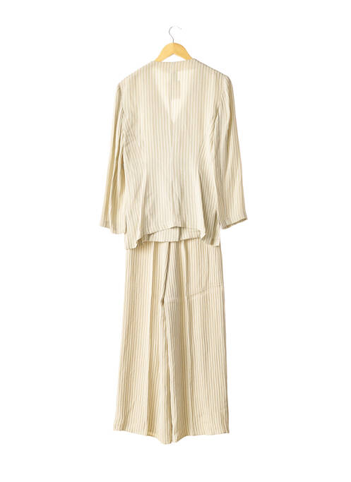 Ensemble pantalon beige STATE OF CLAUDE MONTANA femme