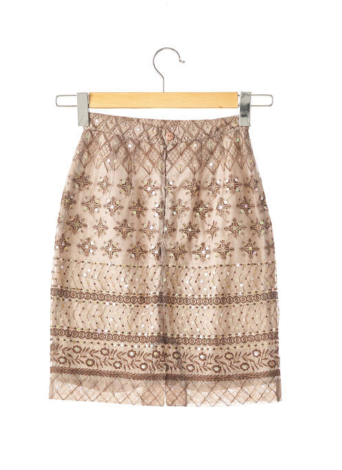 Jupe mi-longue marron APART pour femme