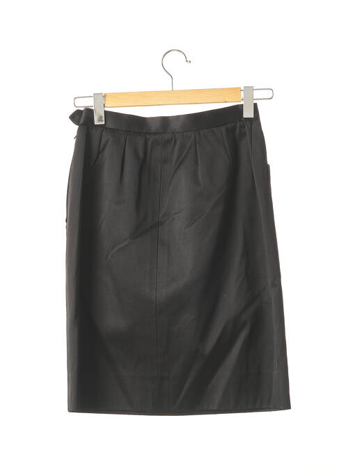 Jupe mi-longue noir YVES SAINT LAURENT pour femme
