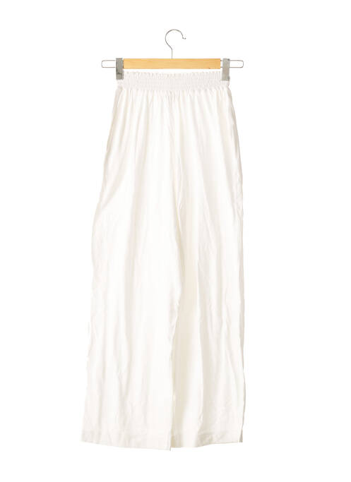 Pantalon droit blanc EMMANUELLE KHANH pour femme