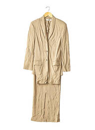 Ensemble jupe type de veste chic beige NICOLE FARHI femme