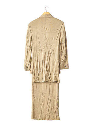 Ensemble jupe coupe cintrée beige NICOLE FARHI femme